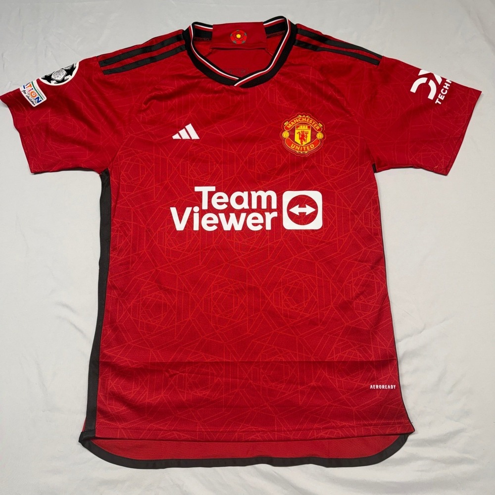 Man United 2023-24 Home Jersey Martinez #6 adidas M